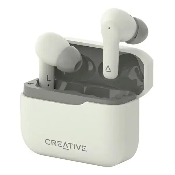 Creative Słuchawki bezprzewodowe Zen Air Plus kremowy|creme Bluetooth 5.3 ANC Photo 4