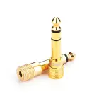 UGREEN 20503 Adapter 6.5 mm jack to 3.5 mm mini jack (golden) Photo 2