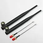 Qoltec Wi-Fi antenna 2.4/2.5 GHz | 5.1/5.8 GHz | 5dBi | omnidirectional | Indoor Фото 4