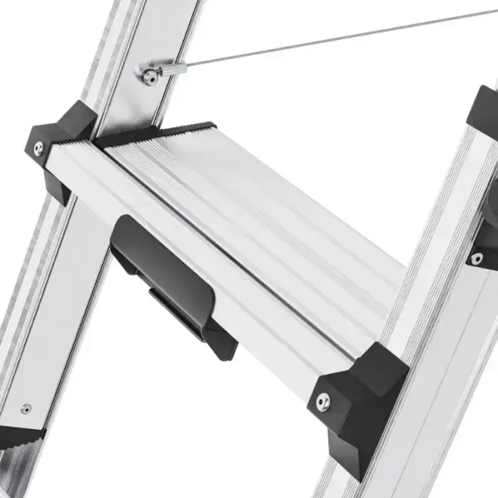 Telescopic ladder Master DTL100 / aluminum / 2x4 - 2x6 steps Photo 5