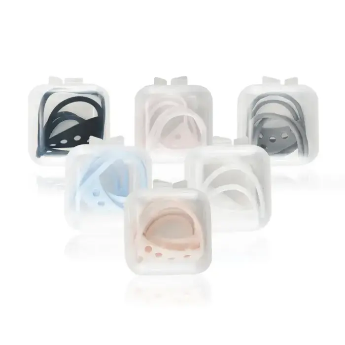 silicone cover to prevent falling out the headphones black Foto 4