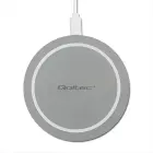 Qoltec Induction Wireless Charger RING | Qualcomm QuickCharge 3.0 | 10W | grey Foto 2