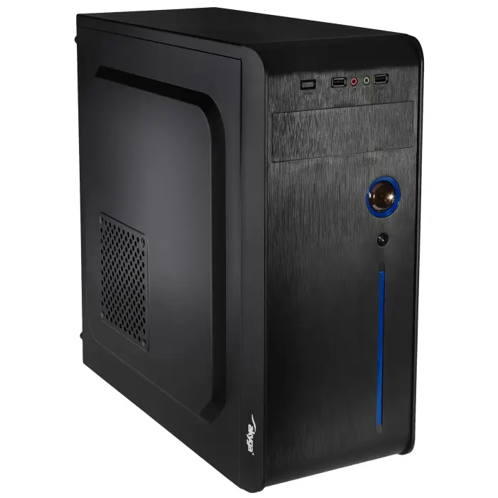 Case Midi ATX Akyga AK939BL 2x USB 2.0 black w|o PSU Foto 2