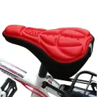 Bike saddle cover red Foto 1
