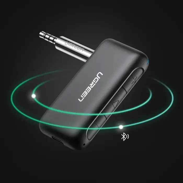 UGREEN CM279 Аудиопередатчик, AUX, Bluetooth 5.0 aptX (черный) Фото 6