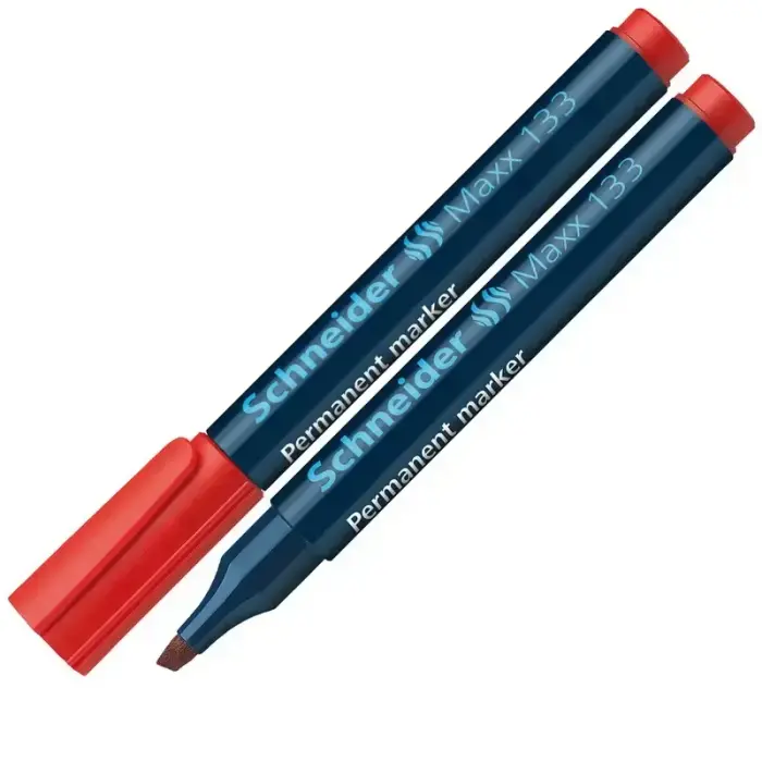 Noturīgais marķieris SCHNEIDER Maxx 133 slīps, 1-4 mm, sarkans Foto 1