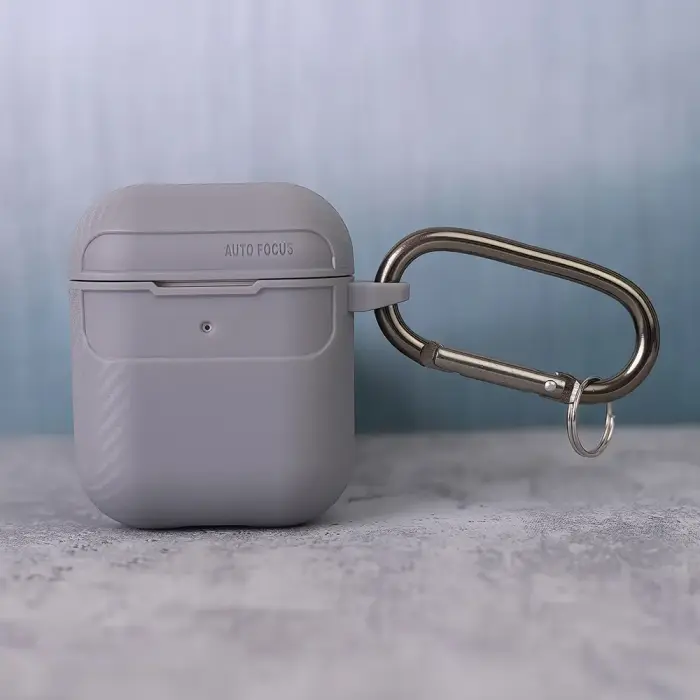 Carbon case for Airpods | Airpods 2 grey Photo 5
