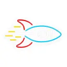 Neon PLEXI LED ROCKET multicolor NNE18 Neolia Фото 1