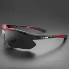 Rockbros 10001 Polarized Cycling Glasses - Black and Red Foto 7