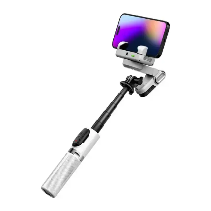 AOCHUAN M1 Pro Gimbal with RGB Lighting (White) Foto 2