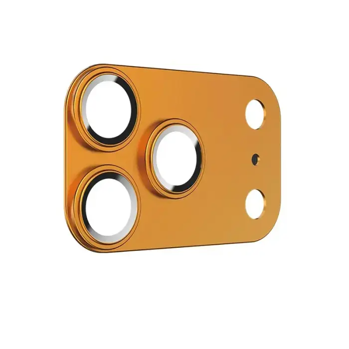 Benks Tempered glass Glass Warrior Metal Integrated Lens Protector (C070) for Iphone 17 Pro Max (lens 3 pieces) orange Foto 3