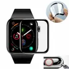 Fusion ceramic glass 9D aizsargstikls pilnam ekrānam Apple Watch 1 | 2 | 3 38mm melns Foto 1