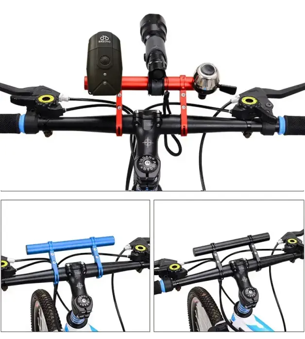 Bike holder handlebar extension red Foto 4