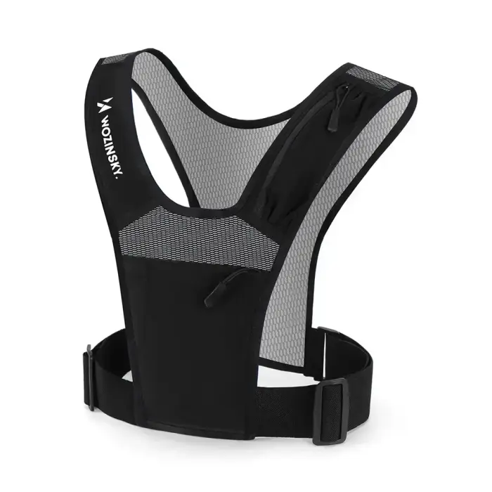 Wozinsky WKDB1 Reflective Running Vest - Black Foto 2