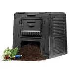 Komposta kaste E-Composter Without Base 470L melna Foto 4