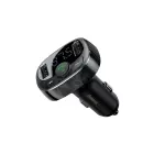 Baseus FM Transmitter T typed Bluetooth 2xUSB microSD (Black) Фото 3