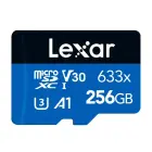 Lexar High-Performance 633x microSDXC 256GB memory card + SD adapter Фото 2