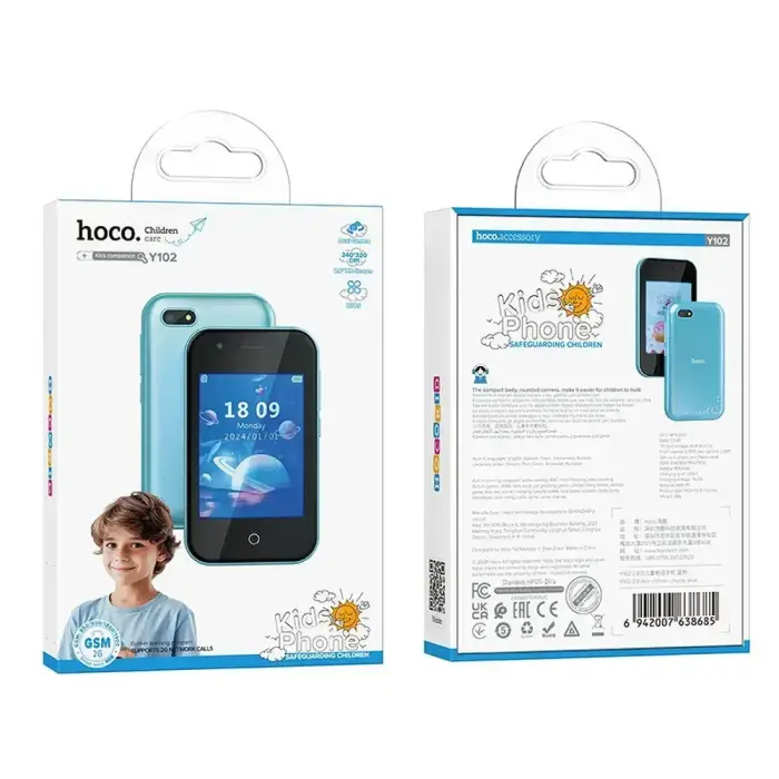Smartphone for kids Hoco 2,8" 2G Y102 blue Foto 7