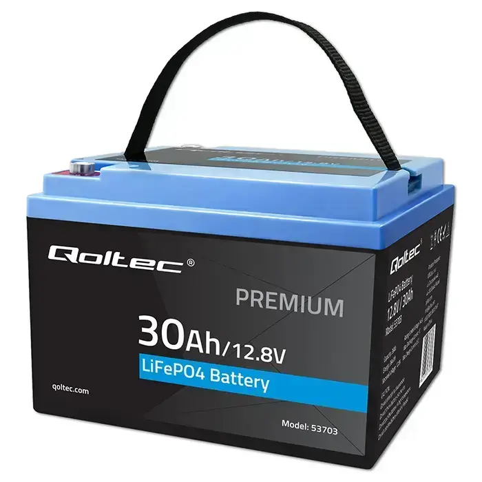 Qoltec LiFePO4 lithium iron phosphate battery | 12.8V | 30Ah | 384Wh | BMS Foto 10