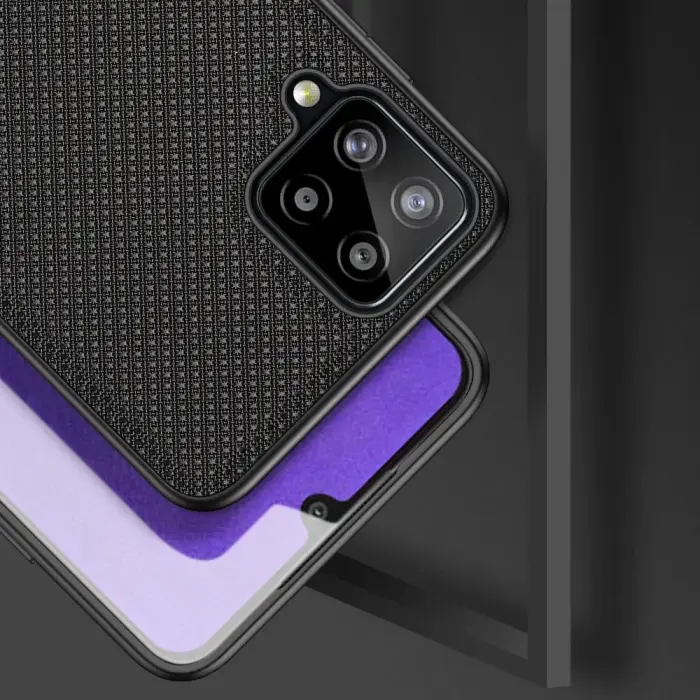 Dux Ducis Fino case covered with nylon material for Samsung Galaxy A22 4G black Фото 16