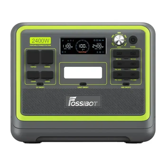 FOSSIBOT F2400 2400W Charging Station (Green) Foto 6