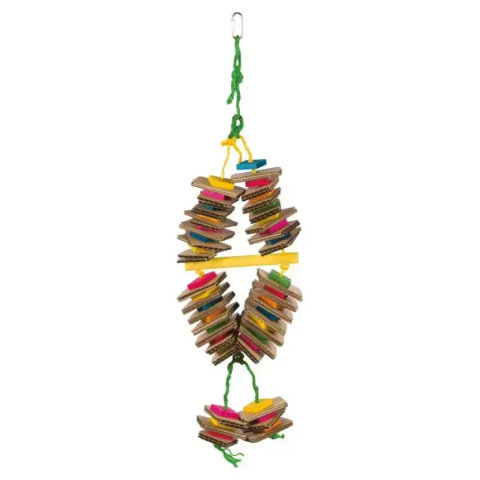 Rotaļlieta putniem : TRIXIE Wooden Toy with Sisal Rope, Colourful, 18*35 cm Foto 2