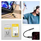 Wozinsky WALJ-01 Lightning adapter - 3.5mm mini jack - black Фото 2