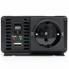 Qoltec MS Wave Voltage Converter | 12V to 230V | 300/600W | USB | Compatible with LiFePO4, GEL and AGM batteries Фото 10