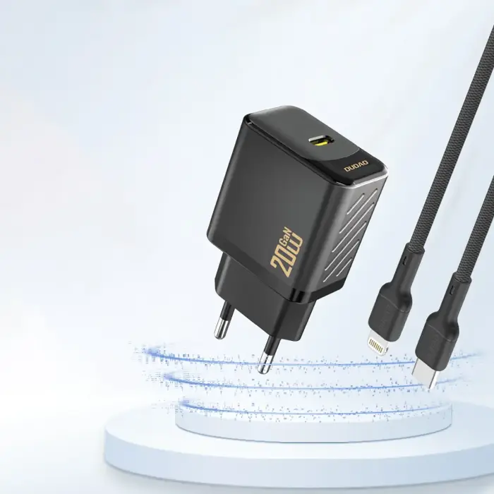 Dudao A26 tīkla lādētājs | 20W | PD | USB-C | melns Foto 2