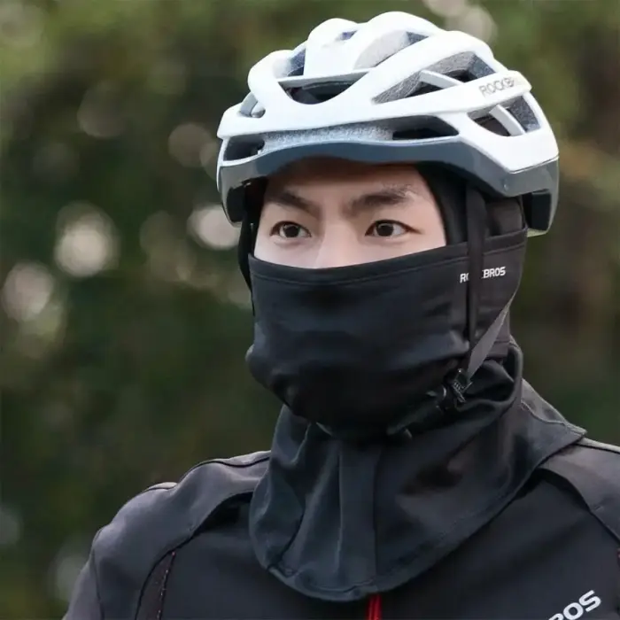 Rockbros LF7345BK sports balaclava insulated - black Photo 7