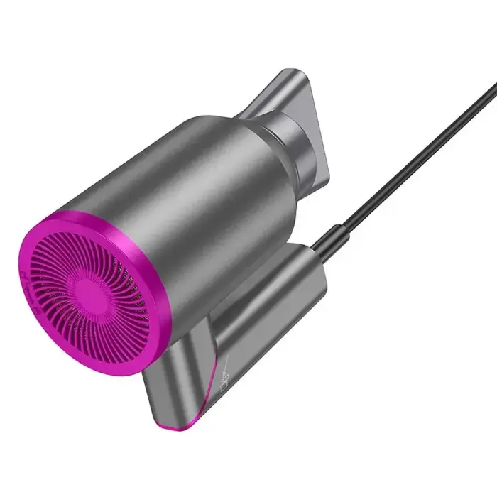Hair dryer Hoco foldable HP13 Plus rose red Foto 4