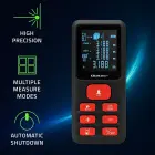 Qoltec Precise digital laser distance meter with an electronic level | LCD with backlight | 50m Фото 2