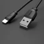 Remax Suji RC-134i datu pārraides un uzlādes vads | USB-A uz Lightning | 10W | 1m | melns Foto 6