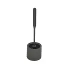 Toilet brush with holder MODERN black Photo 1