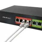Qoltec FAST Ethernet PoE SWITCH | 4x RJ45 PoE | 2x RJ45 Uplink | 65W | 10/100 Mb/s Фото 4