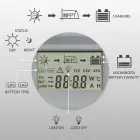 Qoltec Solar Charge Controller MPPT with Temperature Sensor 10A | 12V / 24V | LCD | 2 x USB | Bluetooth | APP | GEL | LiFePO4 Foto 6