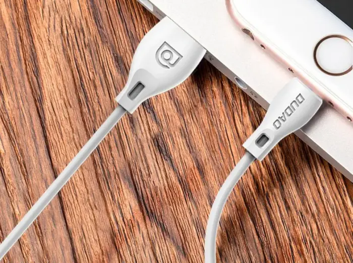 Dudao L4T data transfer and charging cable | USB-A to USB-C | 10.5W | 1m | white Photo 12
