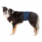 Autiņbiksītes suņiem : Trixie Diapers for male dogs, mesh material, XL: 65–75 cm, dark blue Foto 1