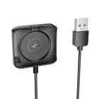 Charging cable for smartwatch Hoco 0,6 m Y28 black Foto 1