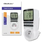 Qoltec Electronic Timer PC0628 | 3680W | 16A | LCD Фото 1