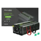Qoltec Pure Sine Wave Inverter Monolith| 600W | 1200W | 24V to 230V Photo 1