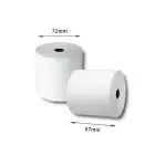 Qoltec Thermal transfer labels 57 x 60 | 10 labels  | BPA free Фото 3