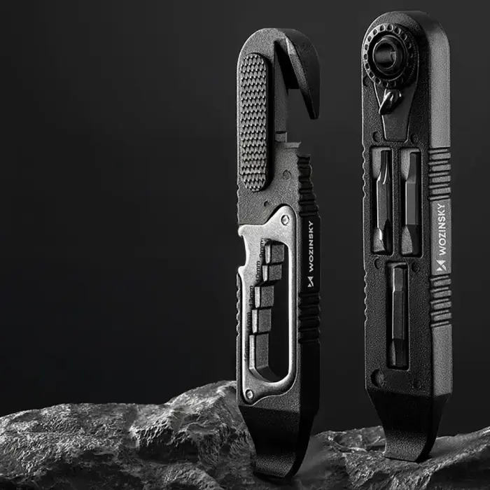 Wozinsky WZK-L2 14-in-1 Bicycle Tool Set, Multitool, Allen Keys, Tire Lever - Black Фото 6