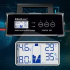 Qoltec Intelligent microprocessor charger 12V 24V 25A | Rectifier with repair function for AGM GEL SLA battery | LCD Фото 5