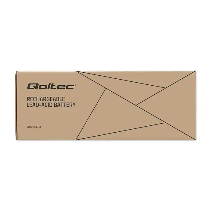 Qoltec AGM battery | 12V | 9Ah | Maintenance-free | Efficient| LongLife | for UPS, security Фото 11