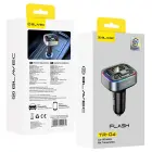 Blavec FM Transmitter Flash TR-04 MP3, Bluetooth - 2xUSB + Type C - QC3.0 18W PD 30W (TFMFTR04-B) black Фото 4