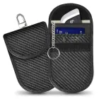 KLATKA FARADAYA TECH-PROTECT KLR100 POUCH KEYLESS RFID SIGNAL BLOCKER CASE CARBON BLACK Foto 1