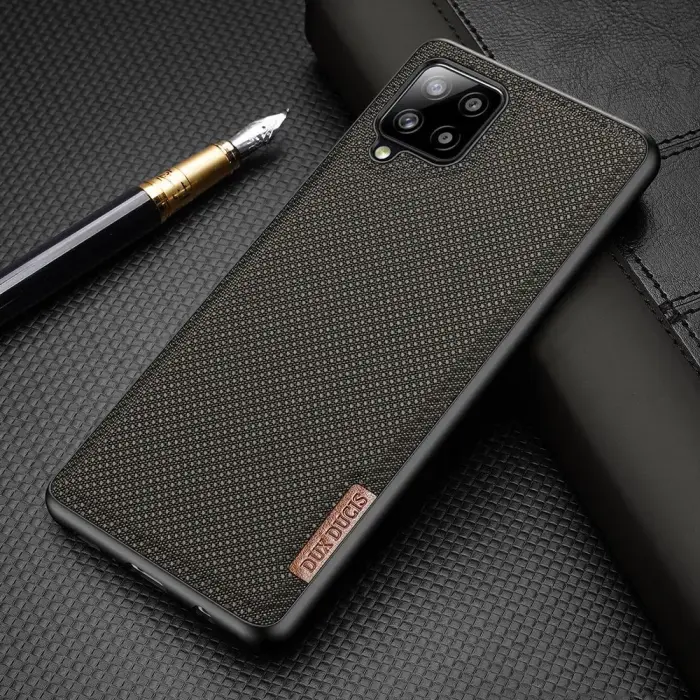 Dux Ducis Fino case covered with nylon material for Samsung Galaxy A42 5G green Фото 16