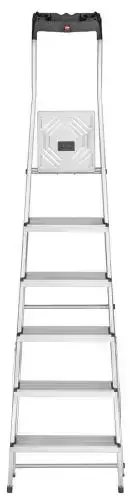 Kāpnes mājsaimniecības L60 StandardLine / alumīnija / 6 pakāpieni Foto 5