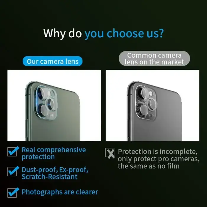 Bestsuit Flexible Hybrid Glass for Apple iPhone 17 Air camera lenses Фото 5